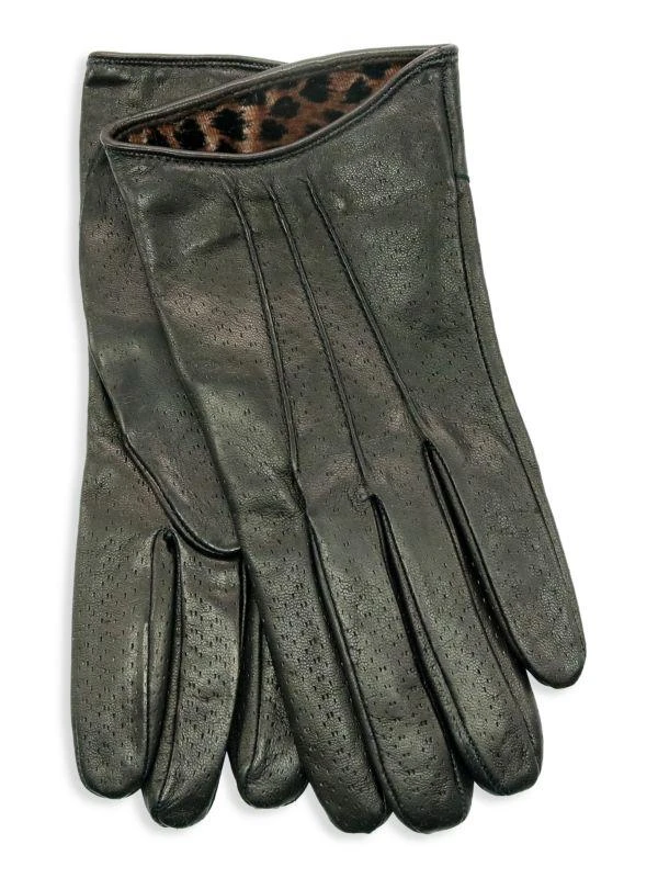 Portolano Half Moon Perforated Leather Short Gloves 1