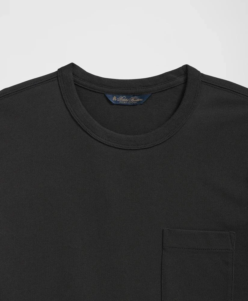 Brooks Brothers Pique T-Shirt in Garment-Washed Supima® Cotton 2