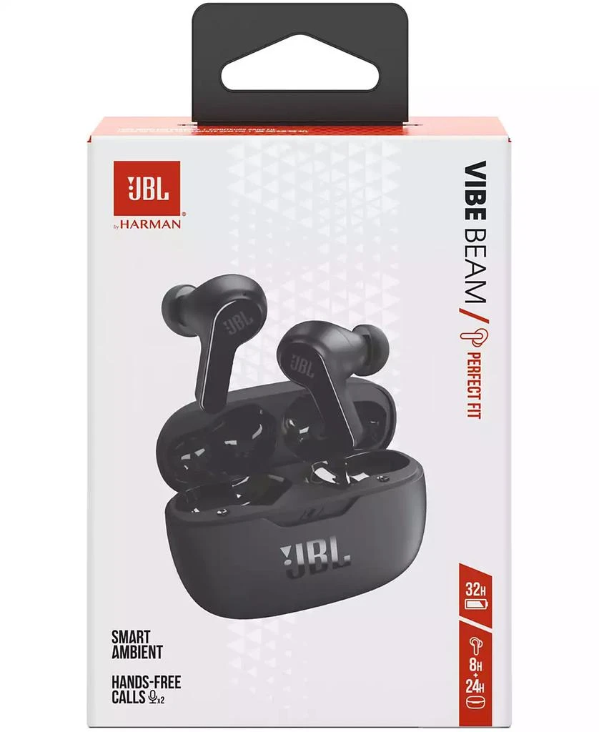 JBL Vibe Beam True Wireless Bluetooth Earbuds, Black 5