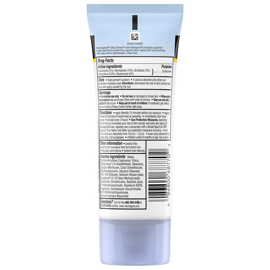 Neutrogena Ultra Sheer Dry-Touch SPF 70 Sunscreen Lotion 3