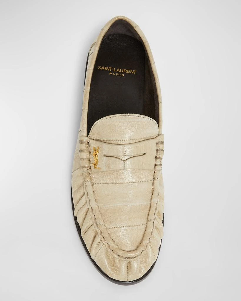 Yves Saint Laurent Le Leather YSL Penny Loafers 7