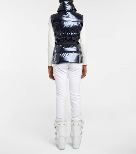 Jet Set Clara Met metallic puffer vest 3