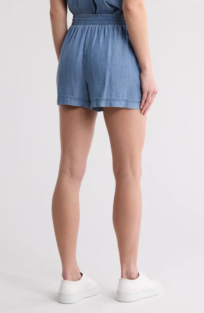 Splendid Marseilles Chambray Drawstring Shorts 2