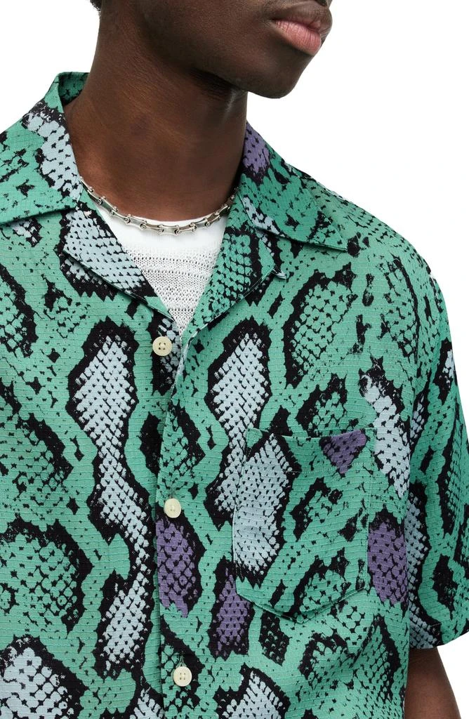 ALL SAINTS Serpenz Camp Shirt 6