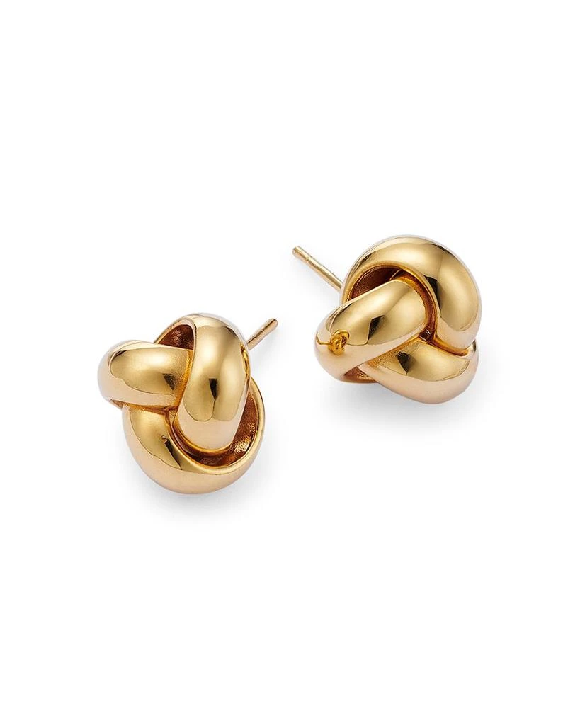 Bloomingdale's Love Knot Stud Earrings in 14K Yellow Gold 3