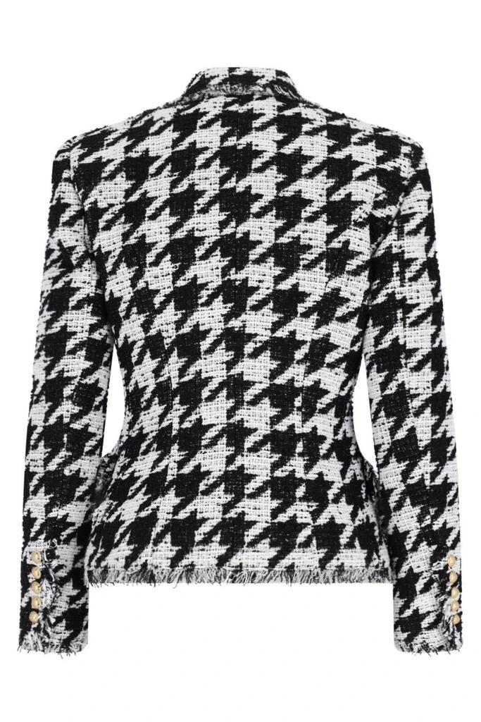 Balmain Balmain Check Patterned Tweed Blazer 2