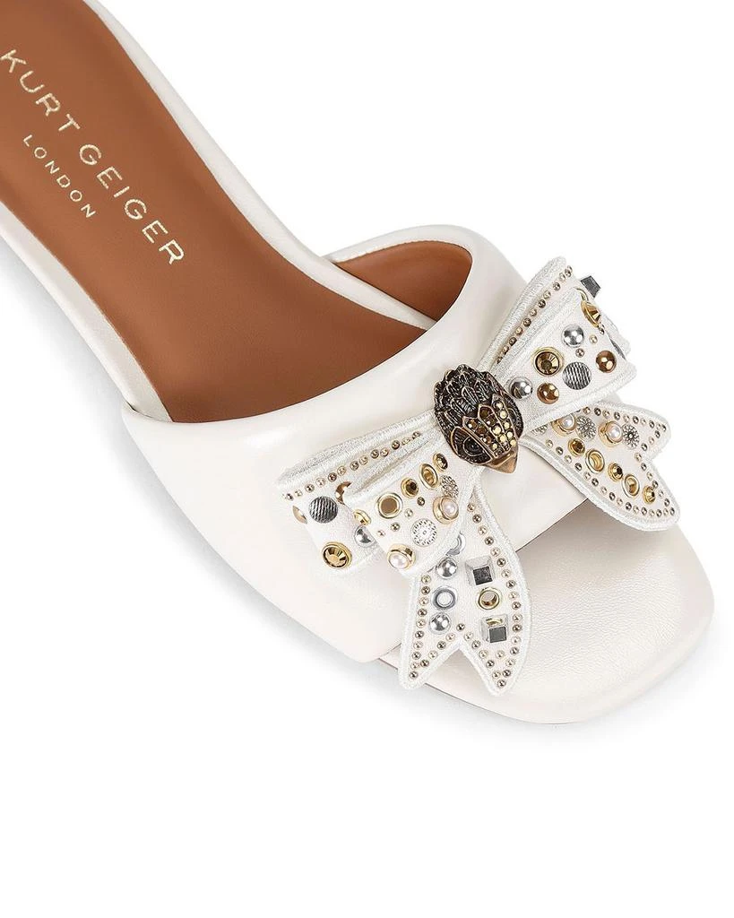 Kurt Geiger Women's Kensington Bow Slide Sandals 4