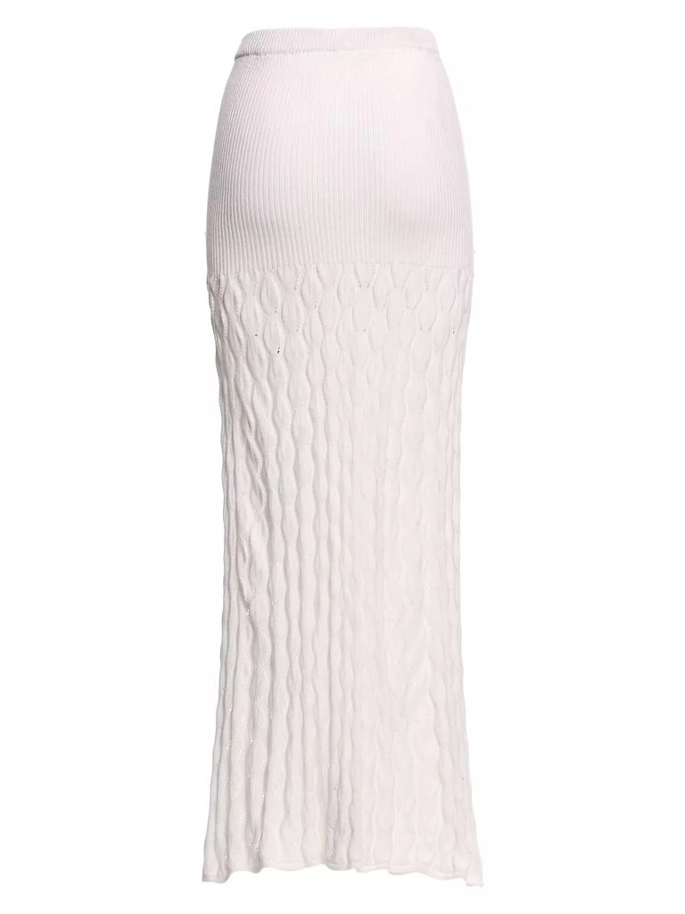 Agua Bendita Theodora Tales Knit Maxi Skirt 3