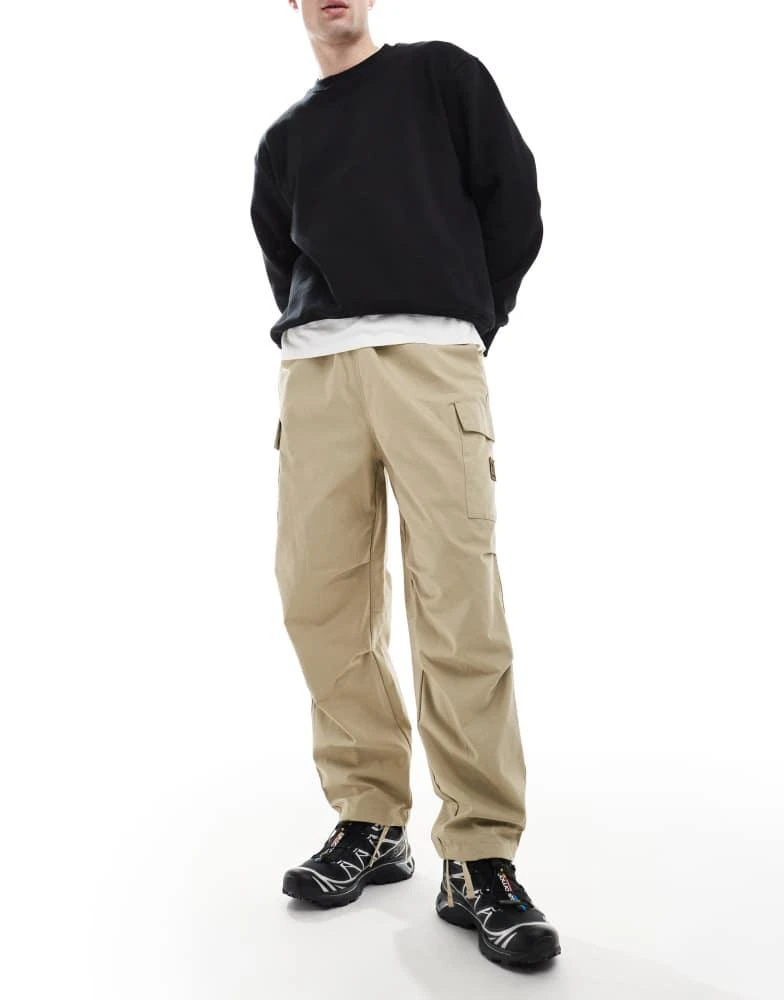 Timberland Timberland Woven badge ripstop cargo pant in lemon pepper 1