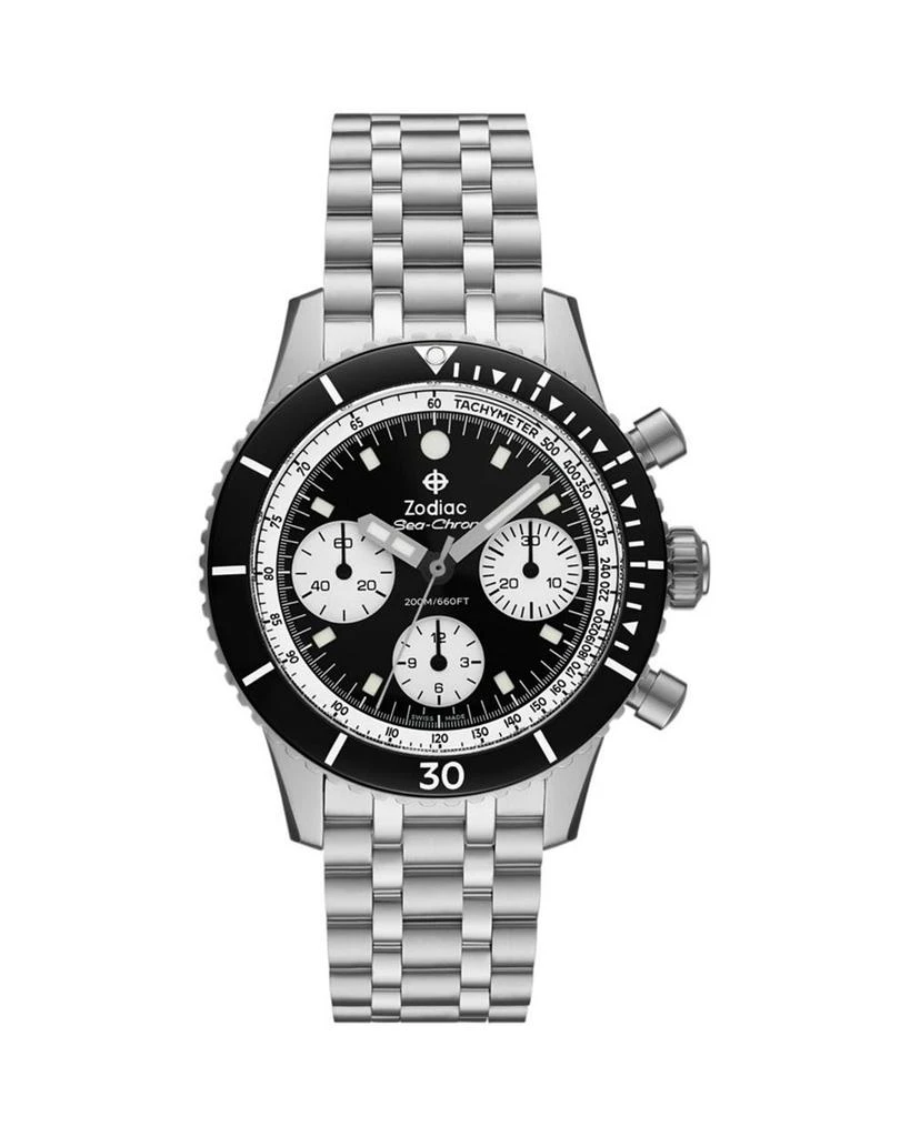 ZODIAC Sea-Chron Automatic Stainless Steel Watch, 42mm 1