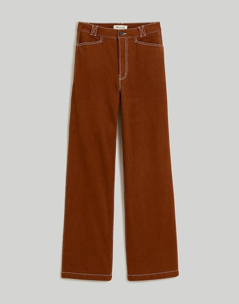 Madewell The Petite Emmett 2.0 Wide-Leg Pants: Garment-Dyed Edition 5