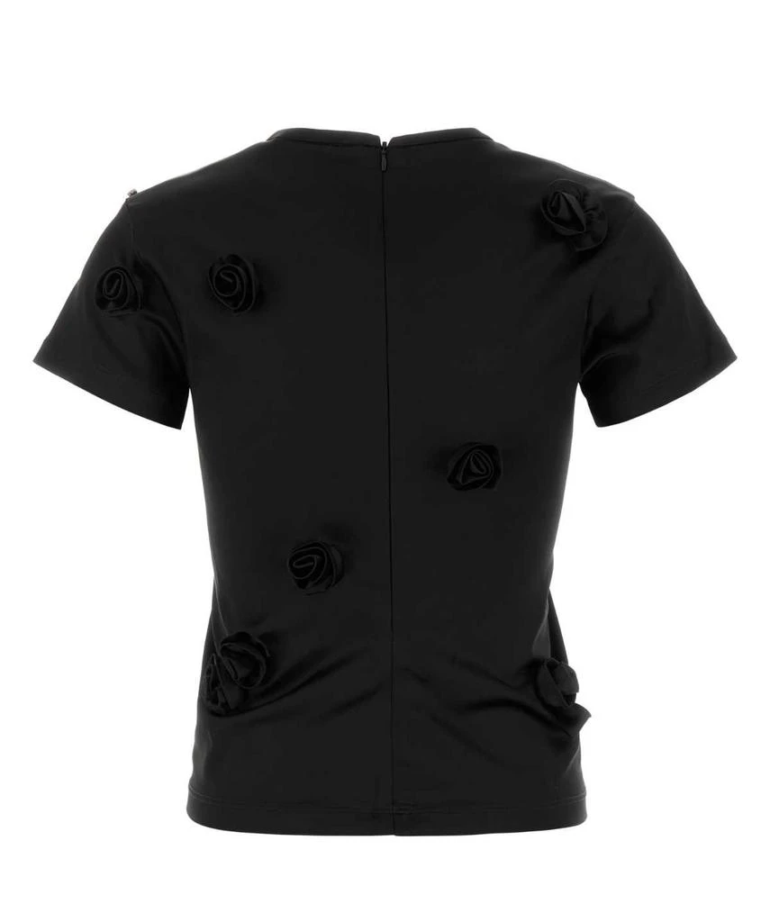 Max Mara Sportmax Mendoza Floral Embellished Crewneck T-Shirt 2