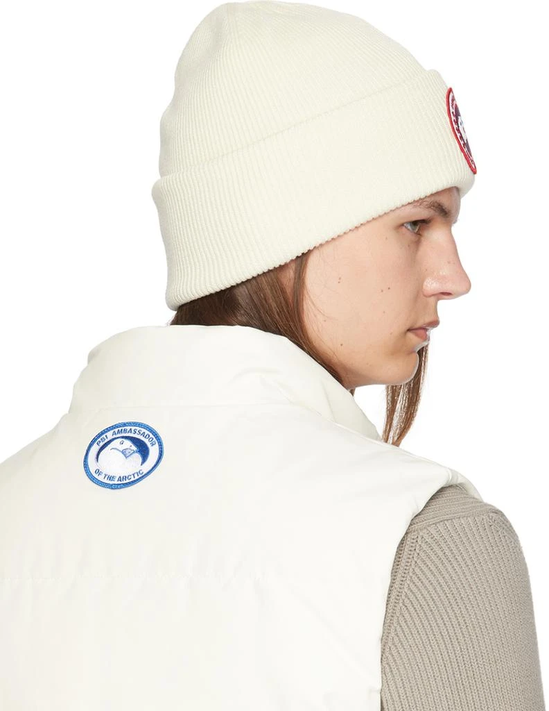 Canada Goose Off-White Arctic Beanie 3