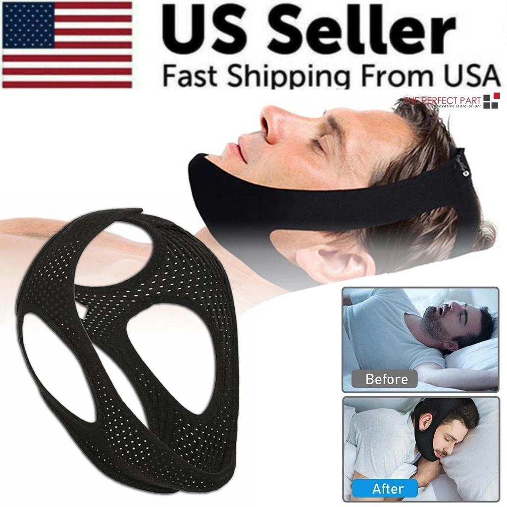 PROXXI Anti Snoring Chin Strap Sleep Apnea Snore Stop Belt Snoreless Sleep Jaw Solution