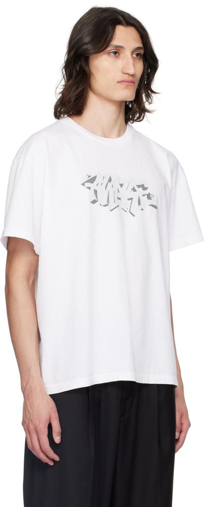 Awake NY White Print T-Shirt