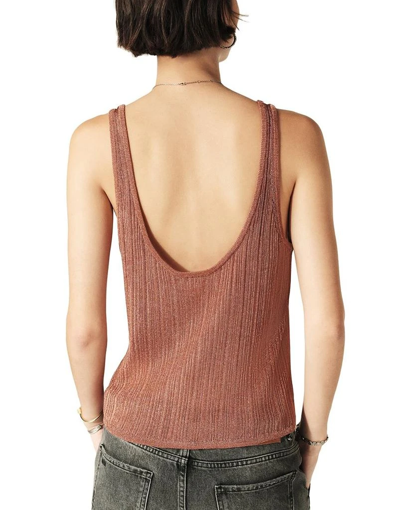 ba&sh Ribbed Scoop Tank 3