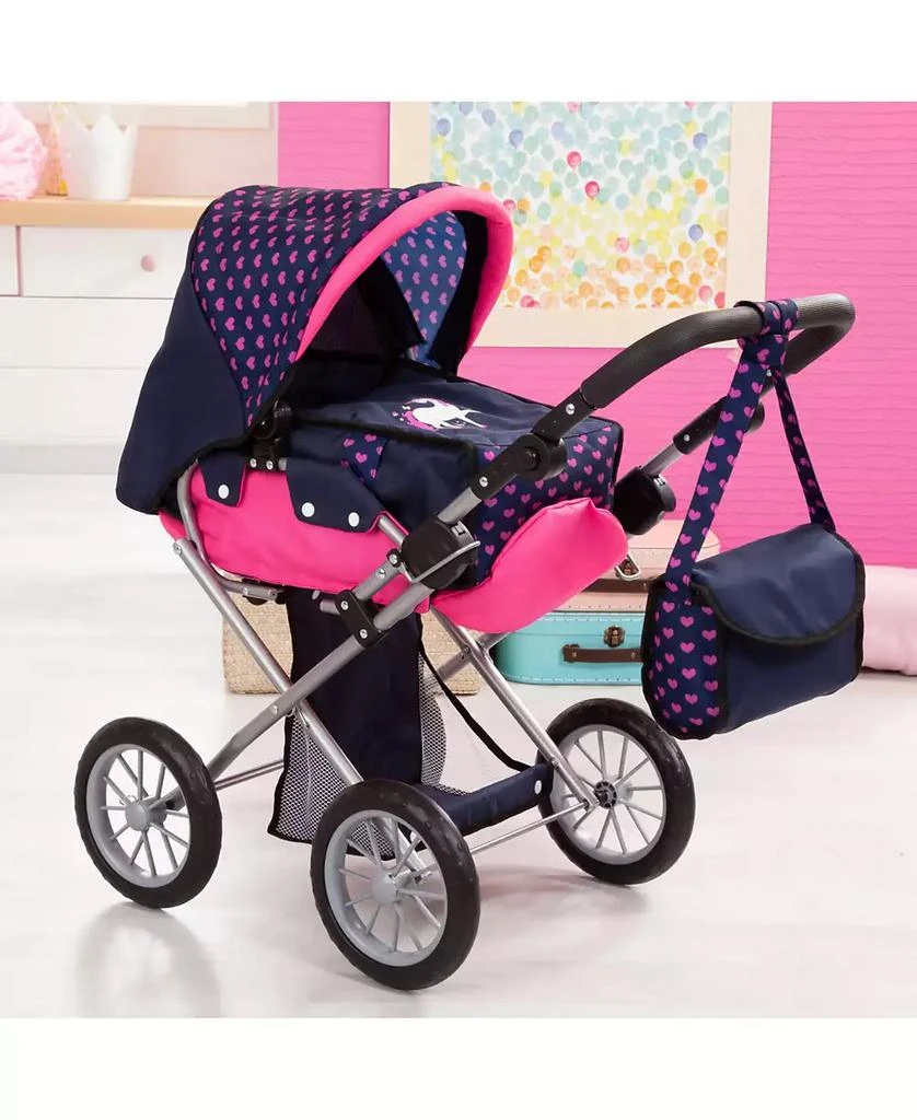 Redbox Baby Doll City Star Pram in Polka Dots 7