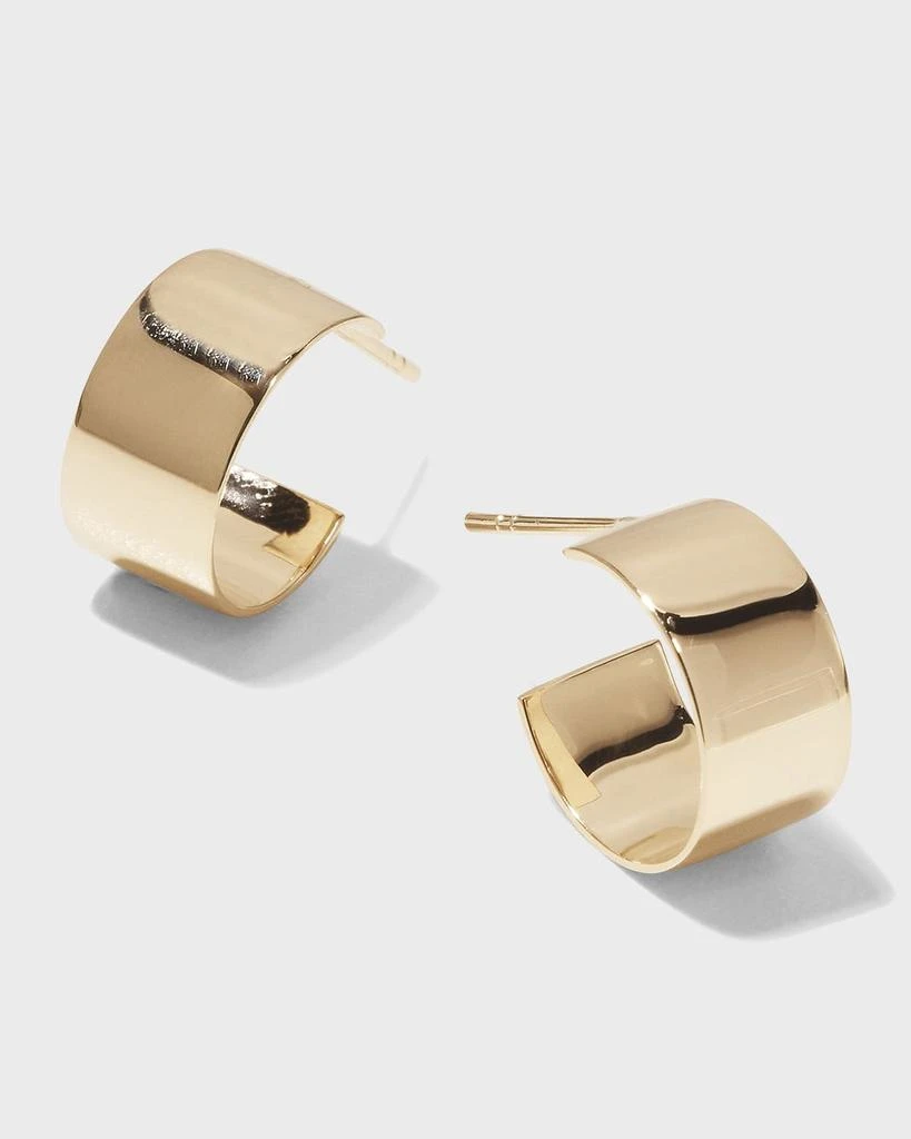 LANA 13mm 14K Gold Vanity Hoops 3