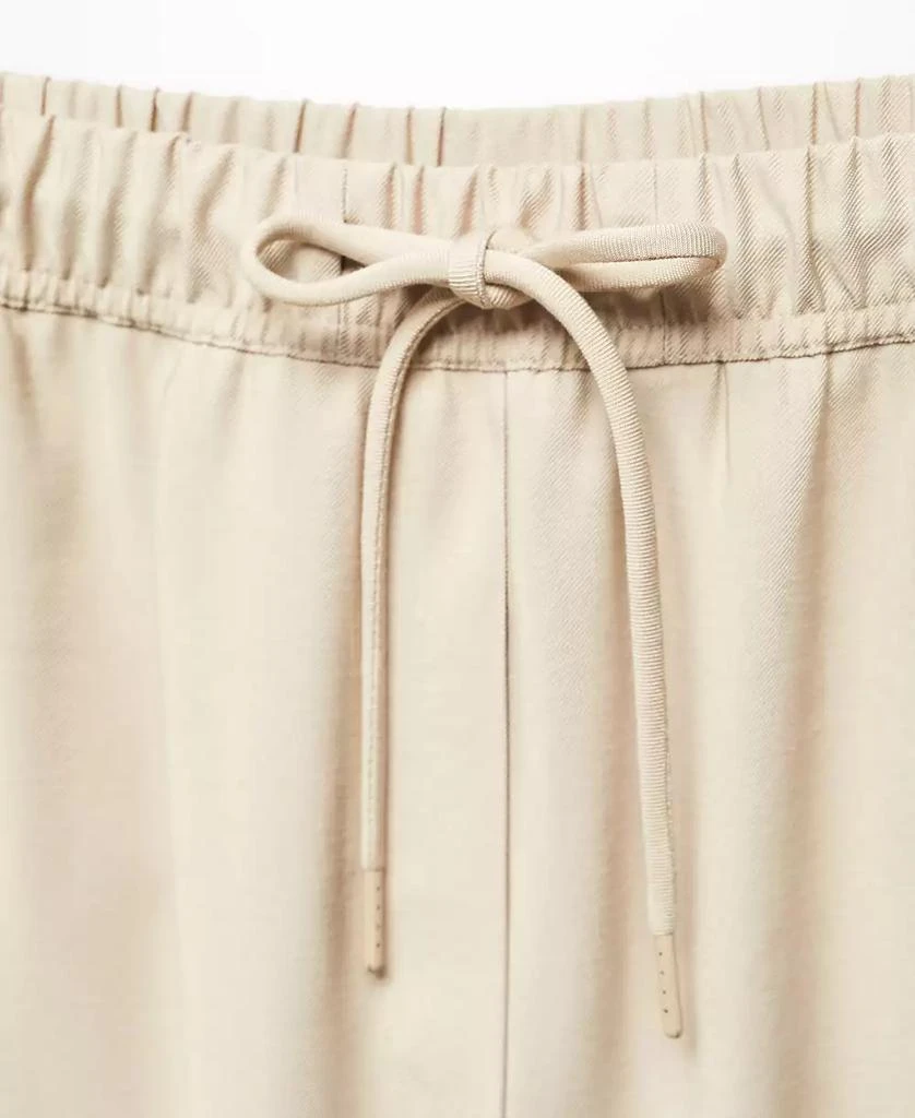 Mango Women's Drawstring Jogger Trousers 5
