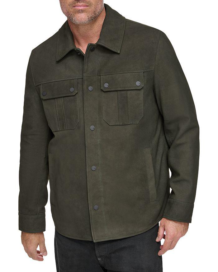 Andrew Marc Laredo Leather Shirt Jacket