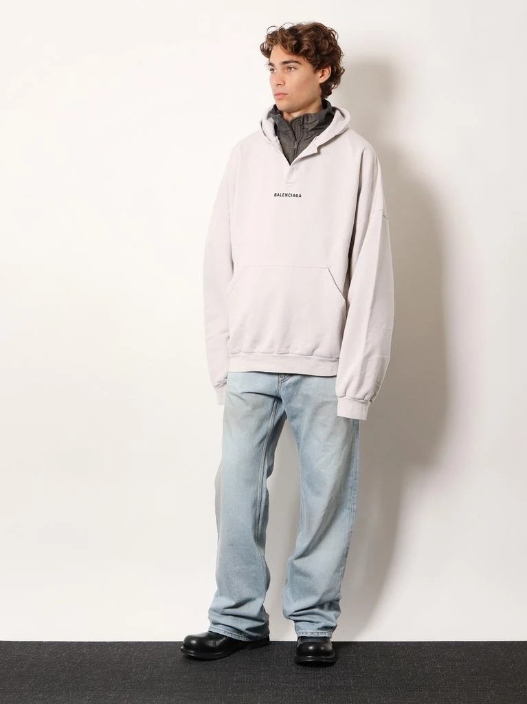 Balenciaga Cotton hooded sweatshirt 2