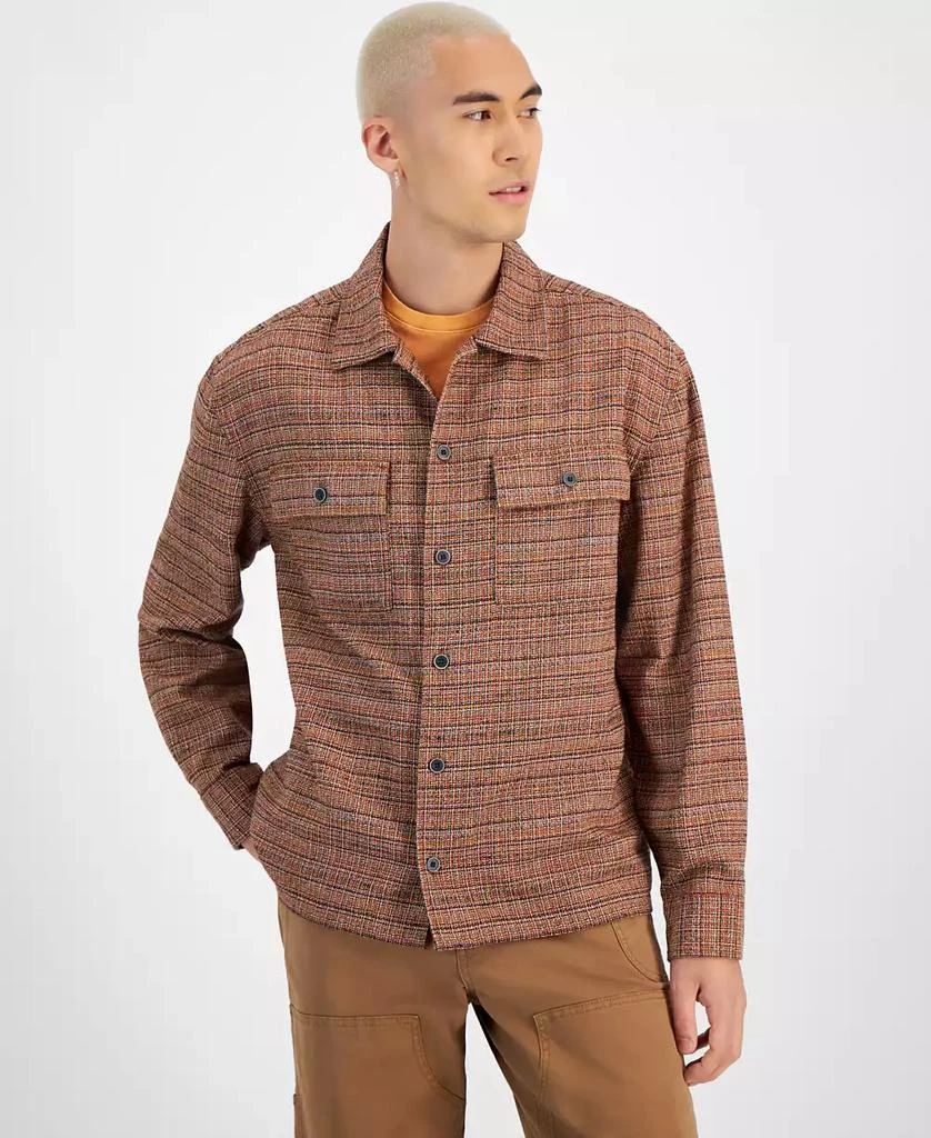 Sun + Stone Men's Storm Printed Overshirt, Created for Macy's 1