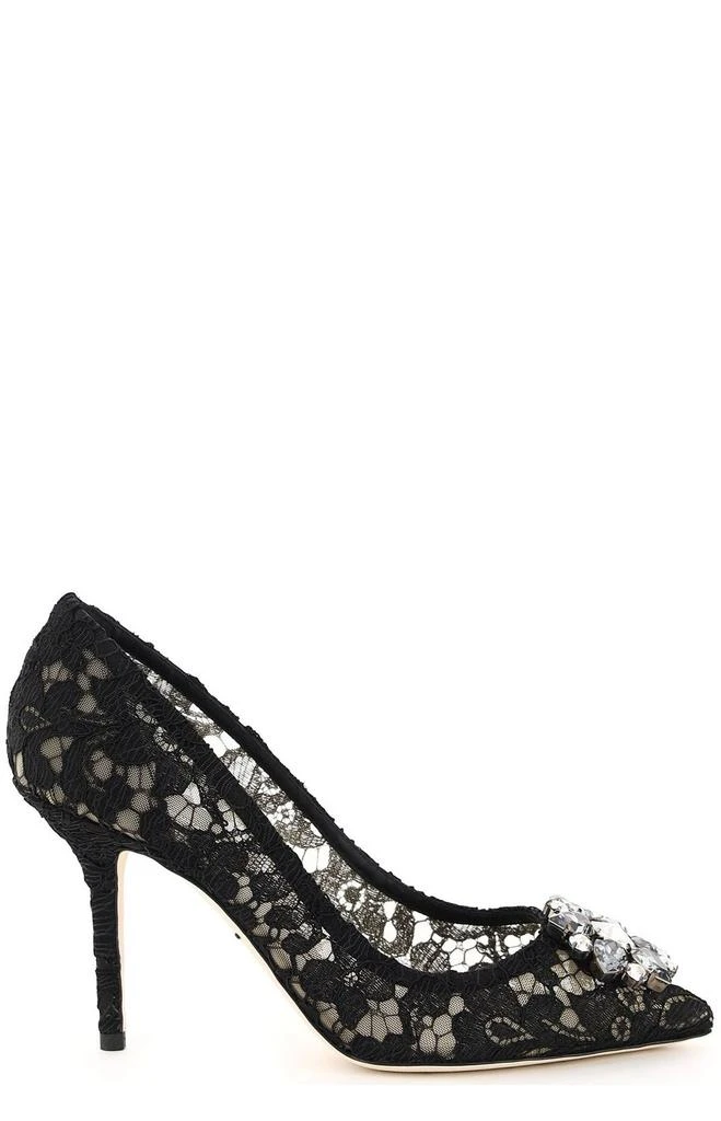 Dolce 
Gabbana Dolce 
Gabbana Taormina Lace Embellished Pumps 1