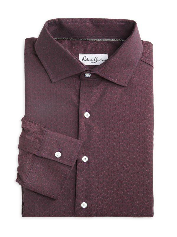 Robert Graham Paisley Cotton Modern Fit Dress Shirt