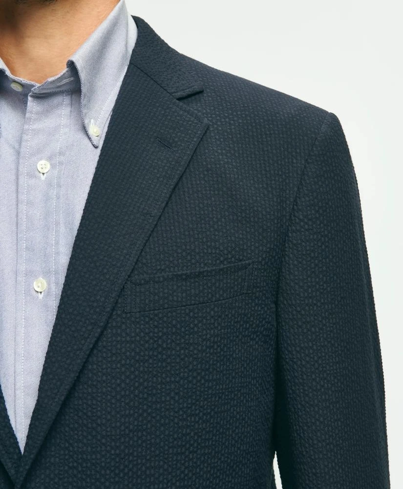 Brooks Brothers The No. 1 Sack Blazer in Seersucker With Fun Stripe Lining 3