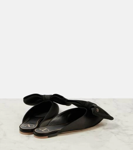 Valentino Un Château Bow satin mules 3