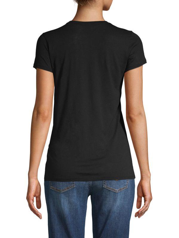 Vince Solid Pima Cotton Blend Tee