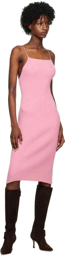 AERON Pink Zero104 Midi Dress 4