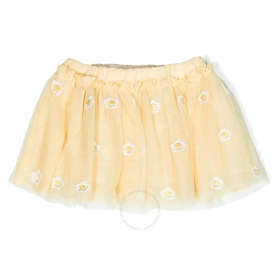 Stella McCartney Girls Daisy Gauze Embroidered Tulle Skirt 1