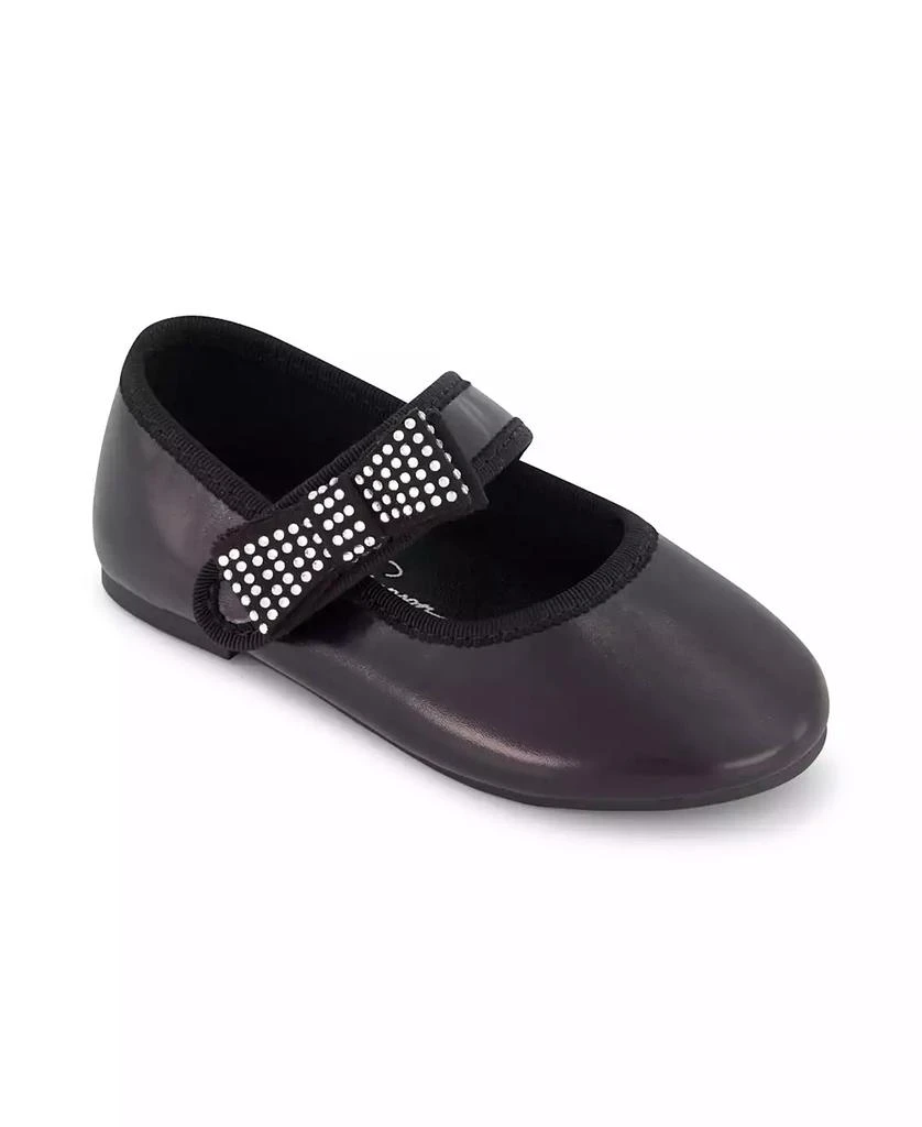 Jessica Simpson Toddler Girls Amy Crystal Bow Ballet Flat 1