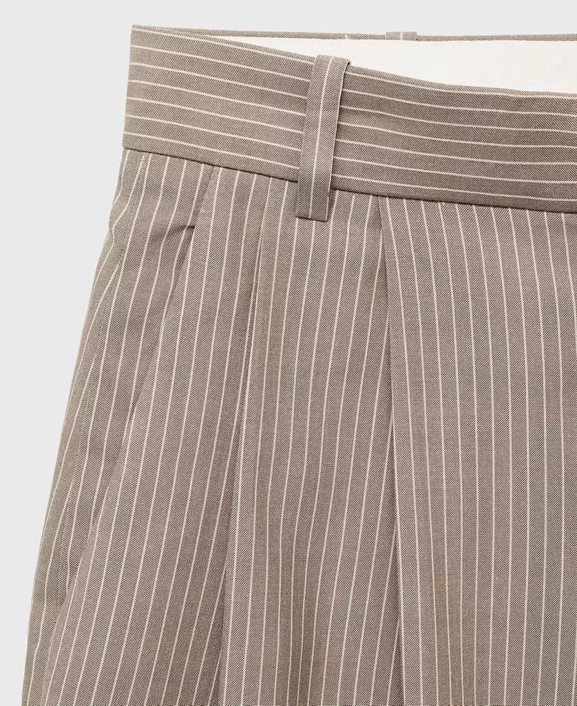 Mango Women's Striped Suit Bermuda Shorts 7