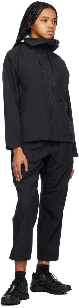 Snow Peak Black 3 Layer Rain Trousers 4