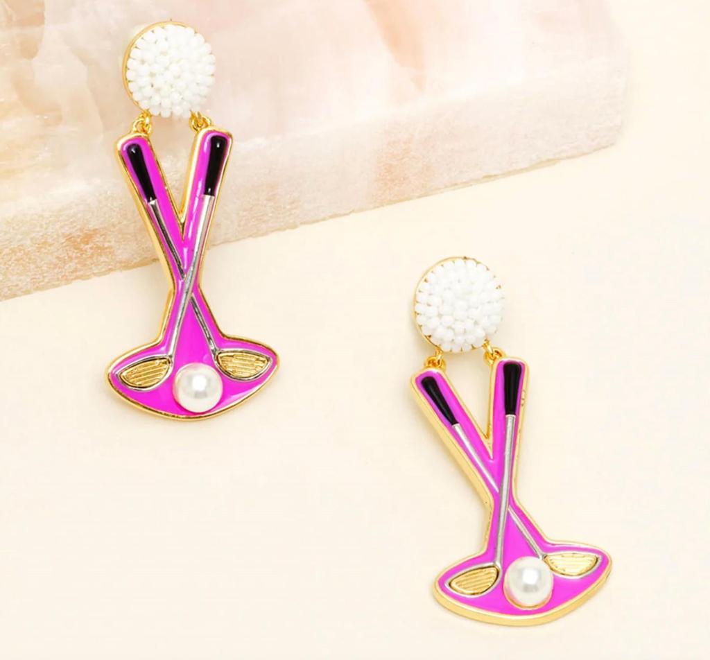 Mignonne Gavigan Mignonne Gavigan - Women's Golf Putting Drop Earrings