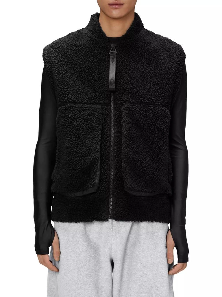 Rains Kofo Fleece Bomber Vest 3