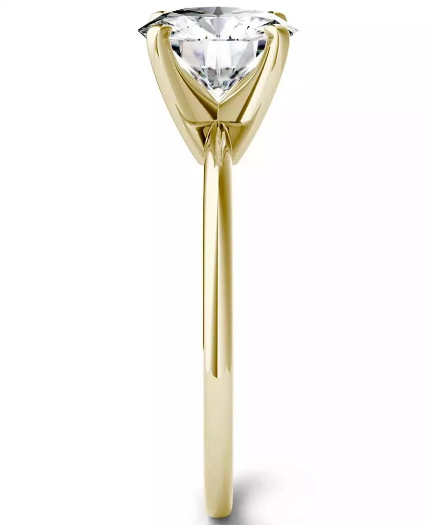 Charles
Colvard Moissanite Solitaire Ring (1 ct. t.w. DEW) in 14k White Gold 6