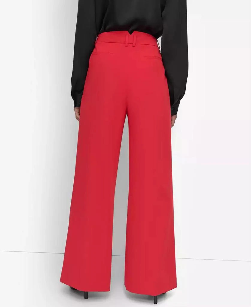 DKNY Women's High-Waisted Wide-Leg Pants 2