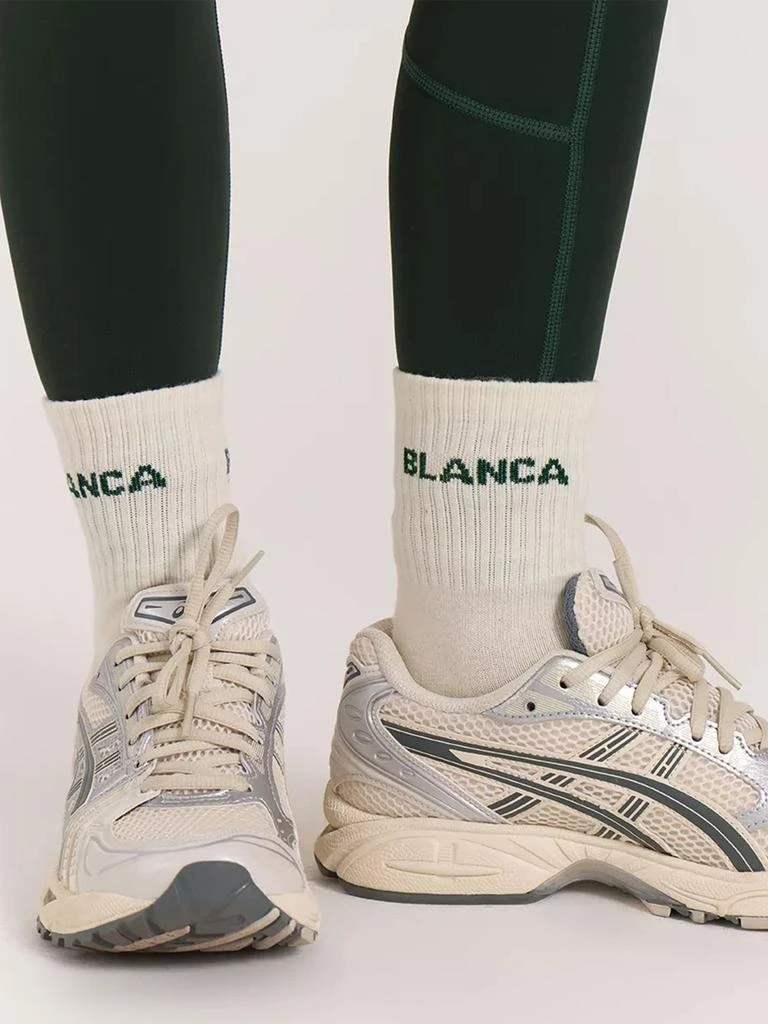 Blanca Sport Blanca Sport Girls Logo Socks in Ivory