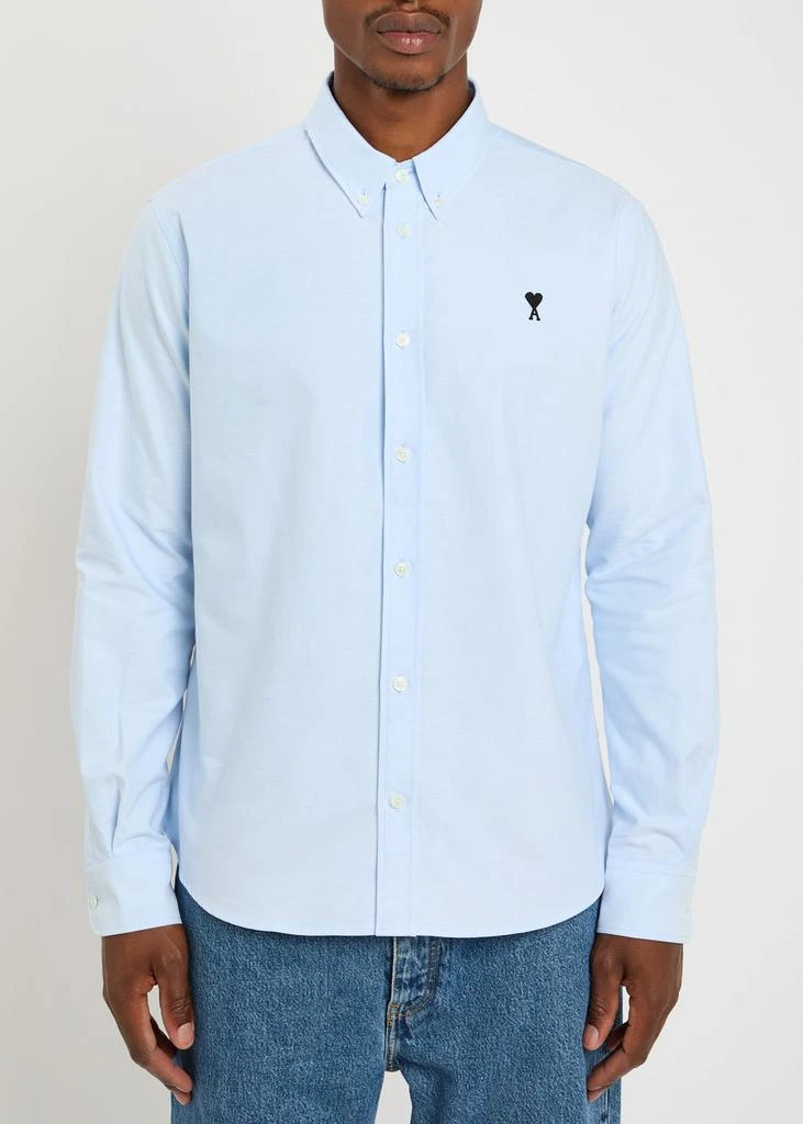 AMI Logo-embroidered cotton shirt 2