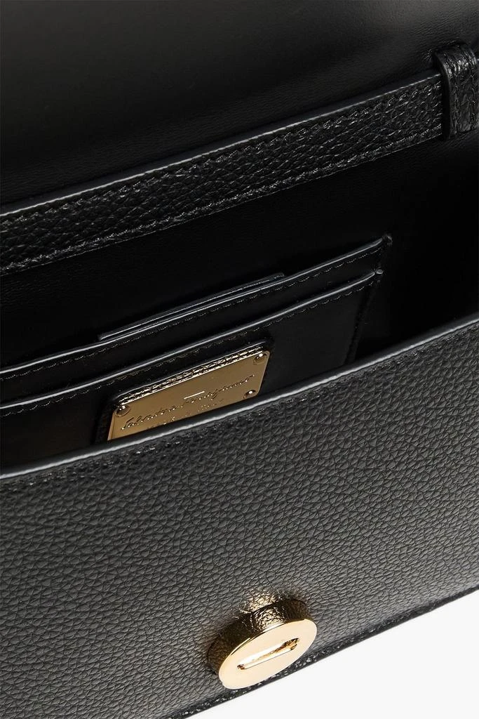 Salvatore Ferragamo Vara pebbled-leather cross-body bag 5