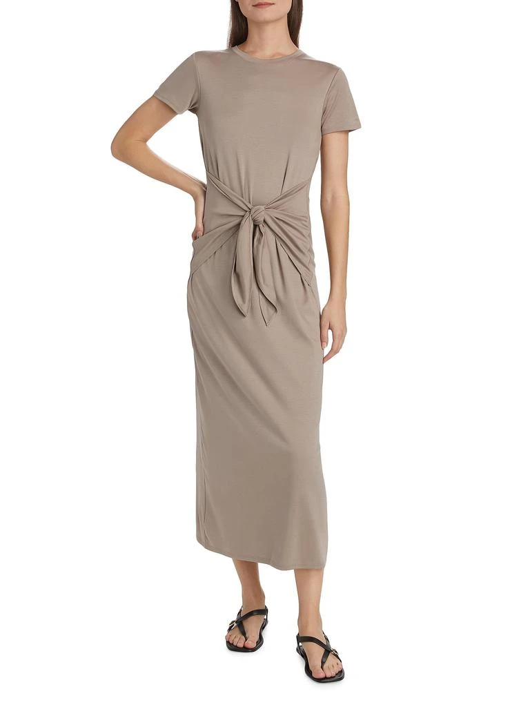Theory Self-Tie T-Shirt Maxi Dress