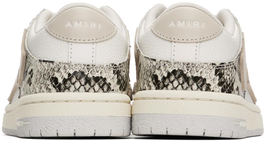 AMIRI Off-White Snake Skel-Top Low Sneakers - Casual Shoes