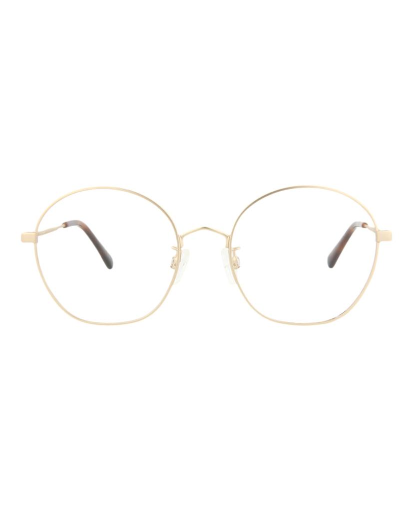 Alexander McQueen Round-Frame Metal Optical Frames