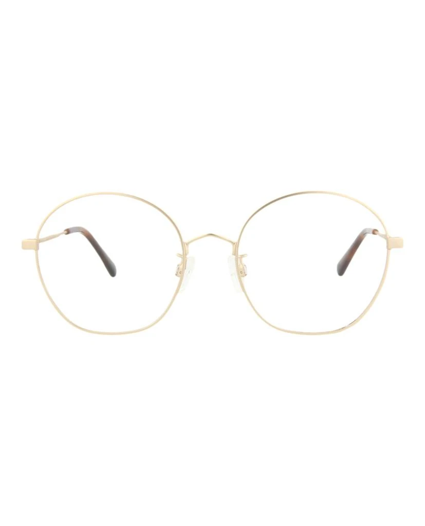 McQ Alexander McQueen Round-Frame Metal Optical Frames 1