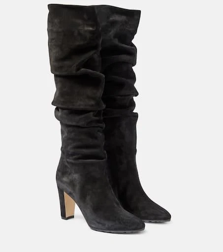 Manolo Blahnik Calassohi 90 suede mid-calf boots 1