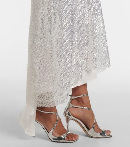 Jacques Wei Sequined slip dress 5