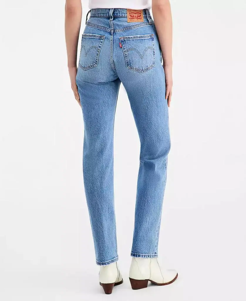 Levi's Women's 501 Curve High-Rise Straight-Leg Jeans 4
